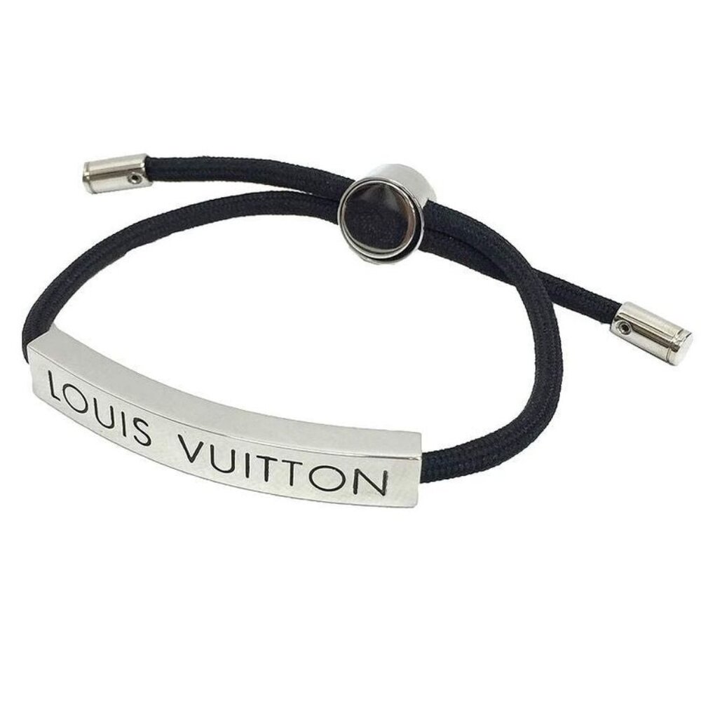 Louis Vuitton Bracelet Space Bangle Silver Hardware